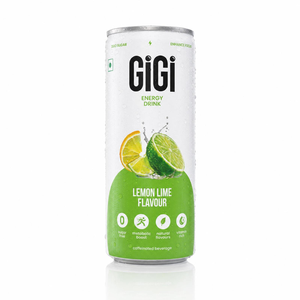 Gigi Lemon Lime energy drink can