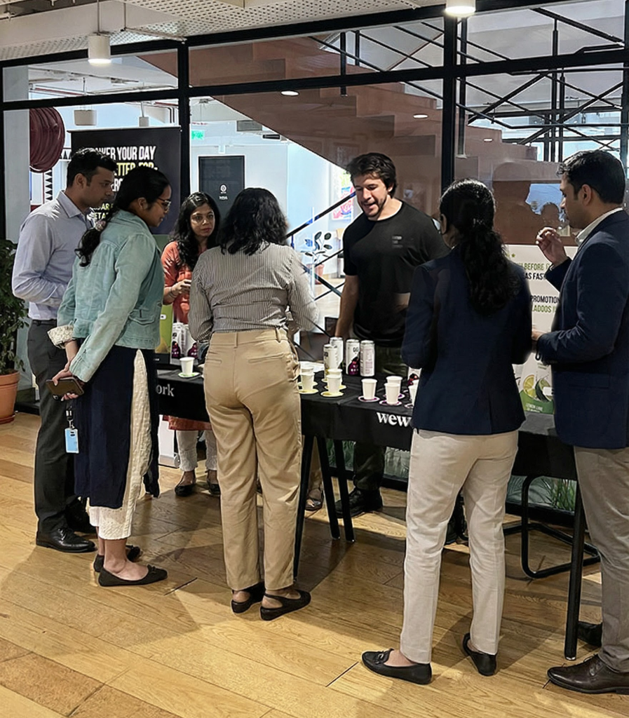 People enjoying a Gigi tasting event
